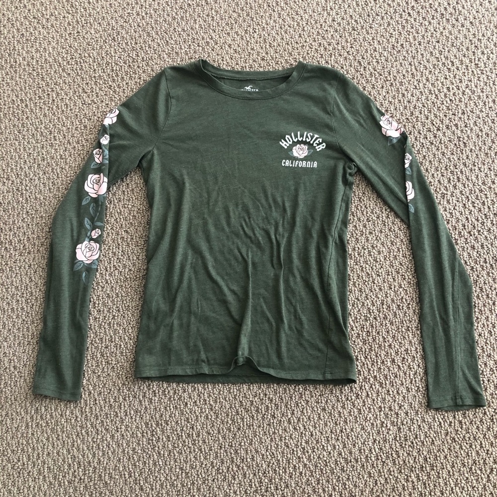 Hollister Long Sleeve Floral Shirt